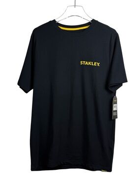 Stanley Tools Black Double Sided Stretch T-Shirt Men’s Size M NWT